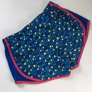 Danskin blue fuscia girls sz 7-8 running shorts